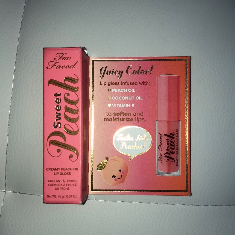 Too Faced Sweet Peach Lip Gloss